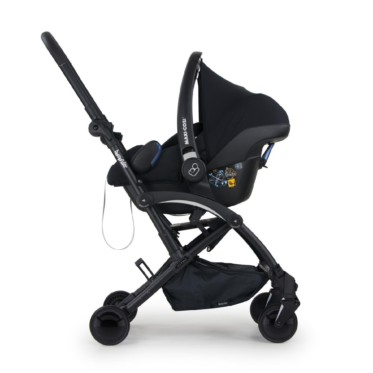Bumprider Connect 3 Bebek Arabası Black-Black