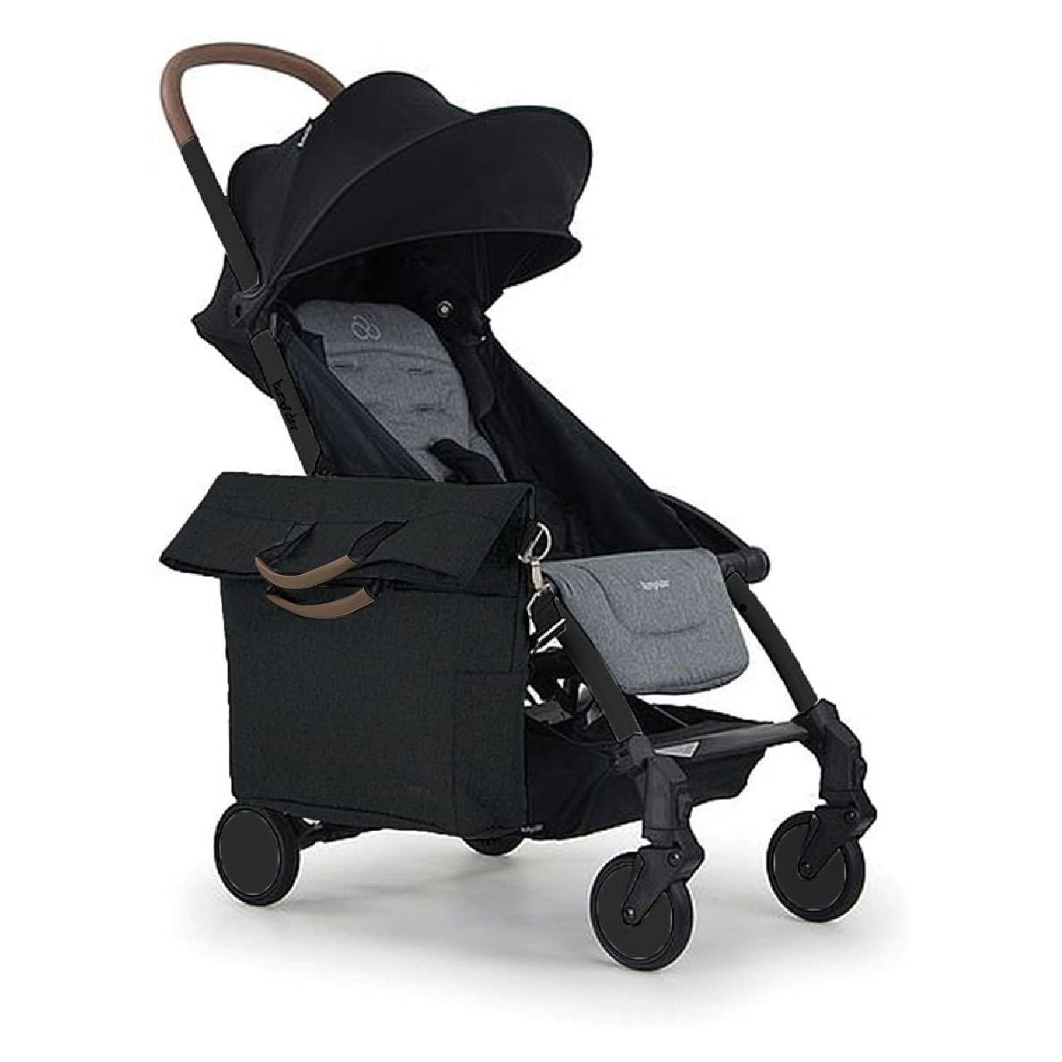 Bumprider Connect 3 Bebek Arabası Yan Bakım Çantası Black-Brown