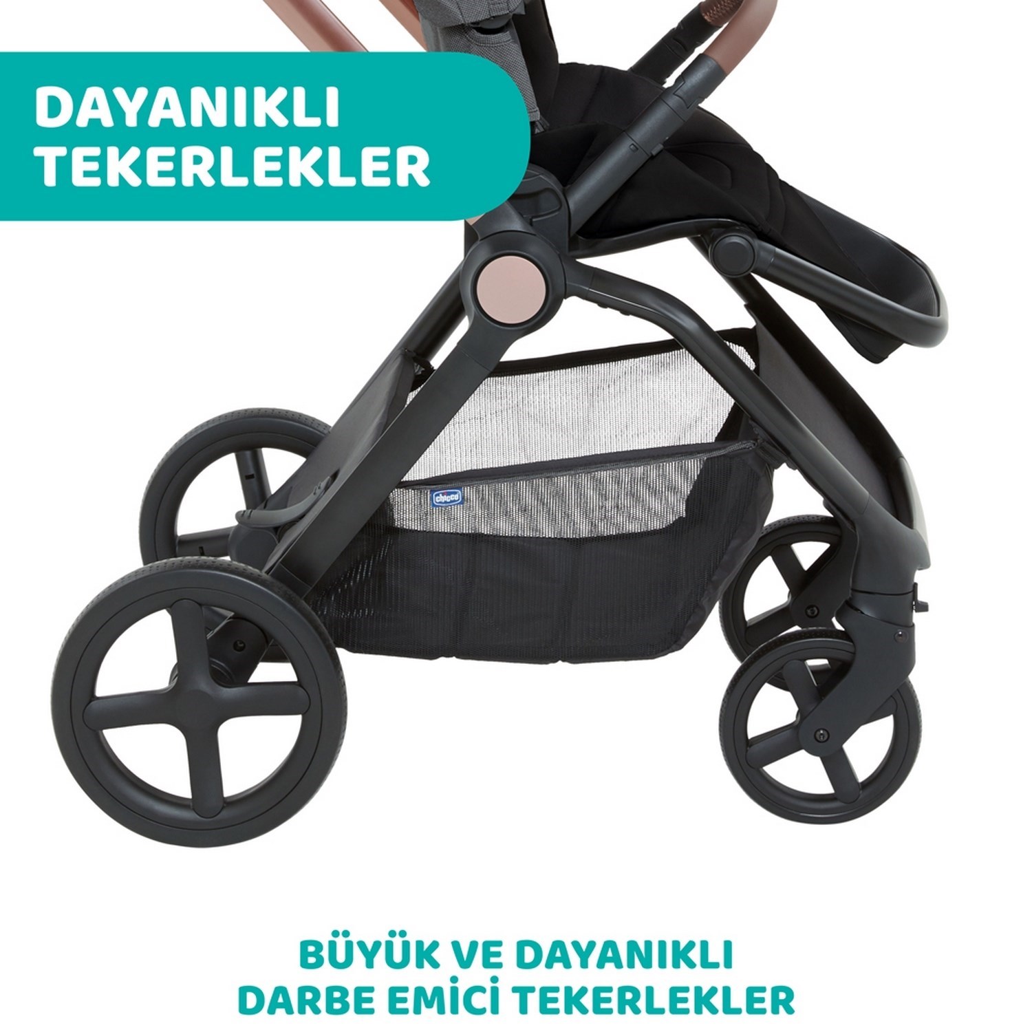 Chicco Duo Mysa Travel Sistem Bebek Arabası  Black Satin