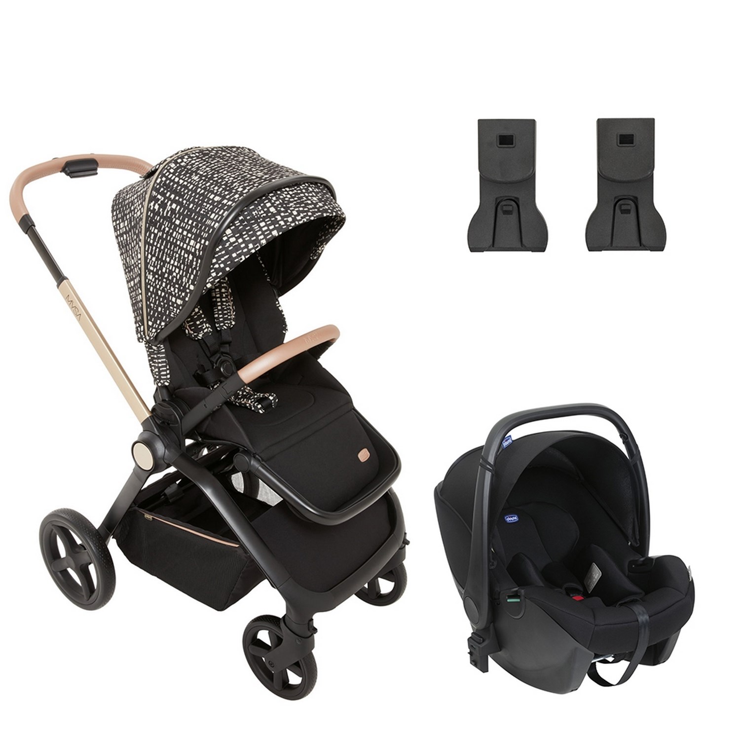 Chicco Duo Mysa Travel Sistem Bebek Arabası  Glam Dev Re Lux