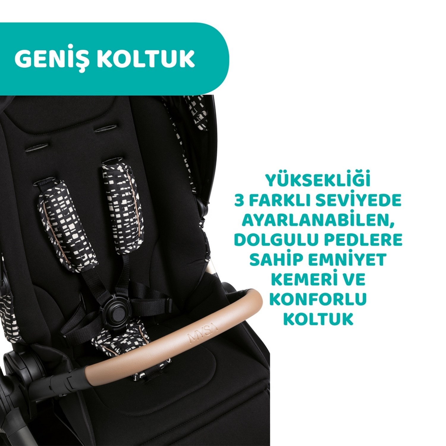 Chicco Duo Mysa Travel Sistem Bebek Arabası  Glam Dev Re Lux
