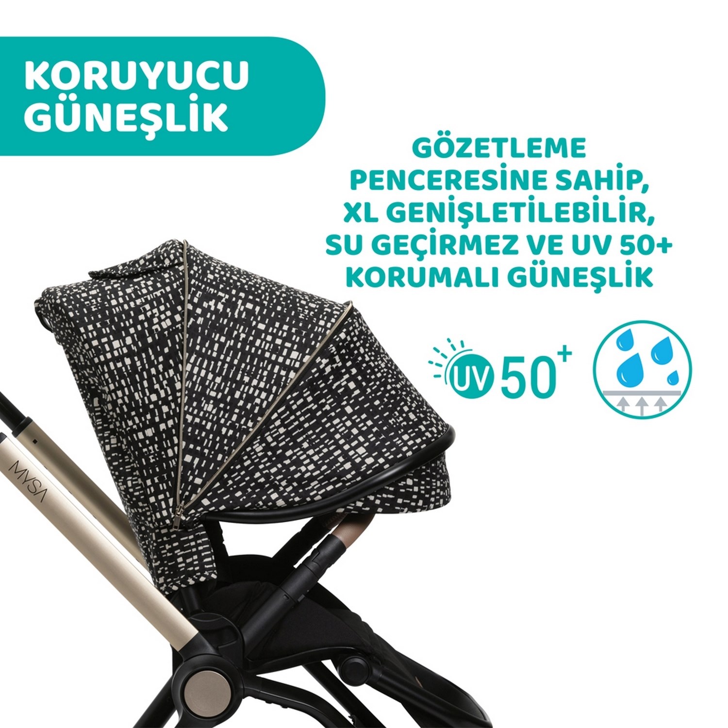 Chicco Duo Mysa Travel Sistem Bebek Arabası  Glam Dev Re Lux