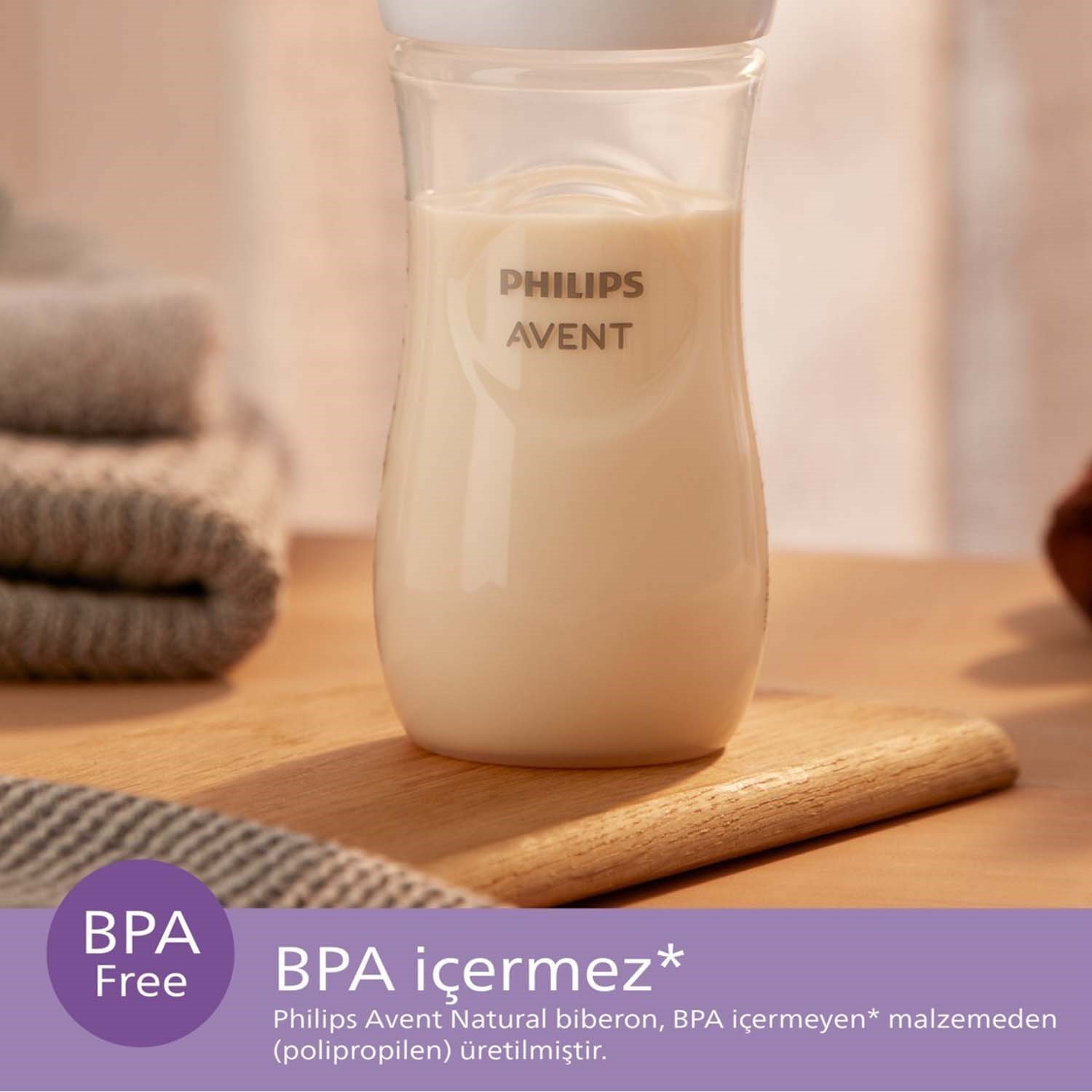 Philips Avent Natural Response PP Biberon 260ml 1+ Ay 