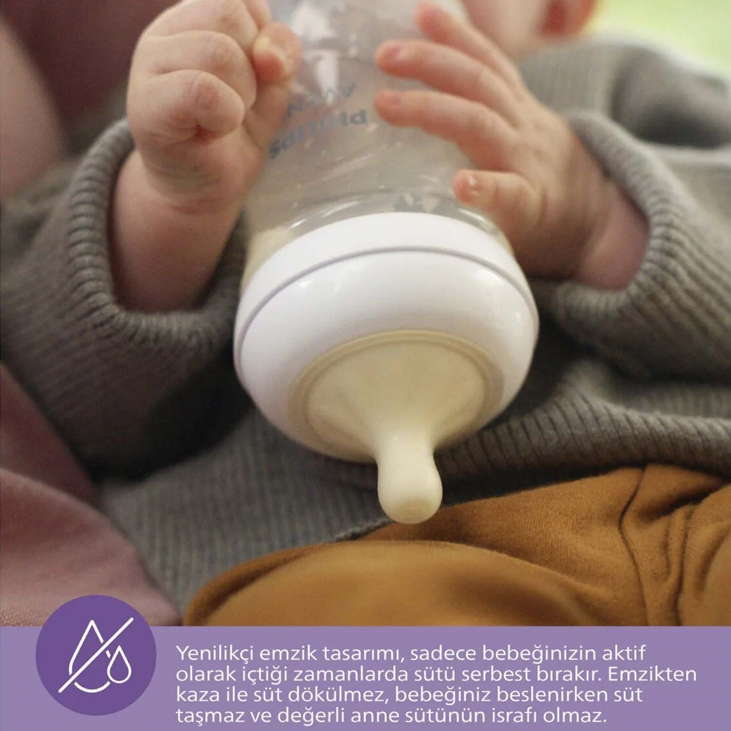 Philips Avent Natural Response PP Biberon 260ml 1+ Ay 