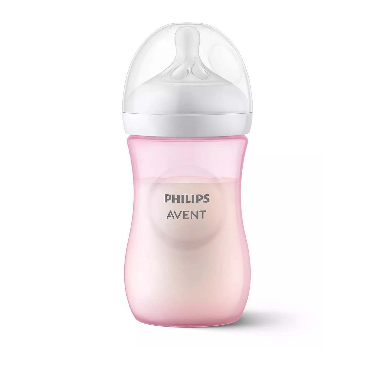 Philips Avent Natural Response PP Biberon 260ml 1+ Ay Pembe