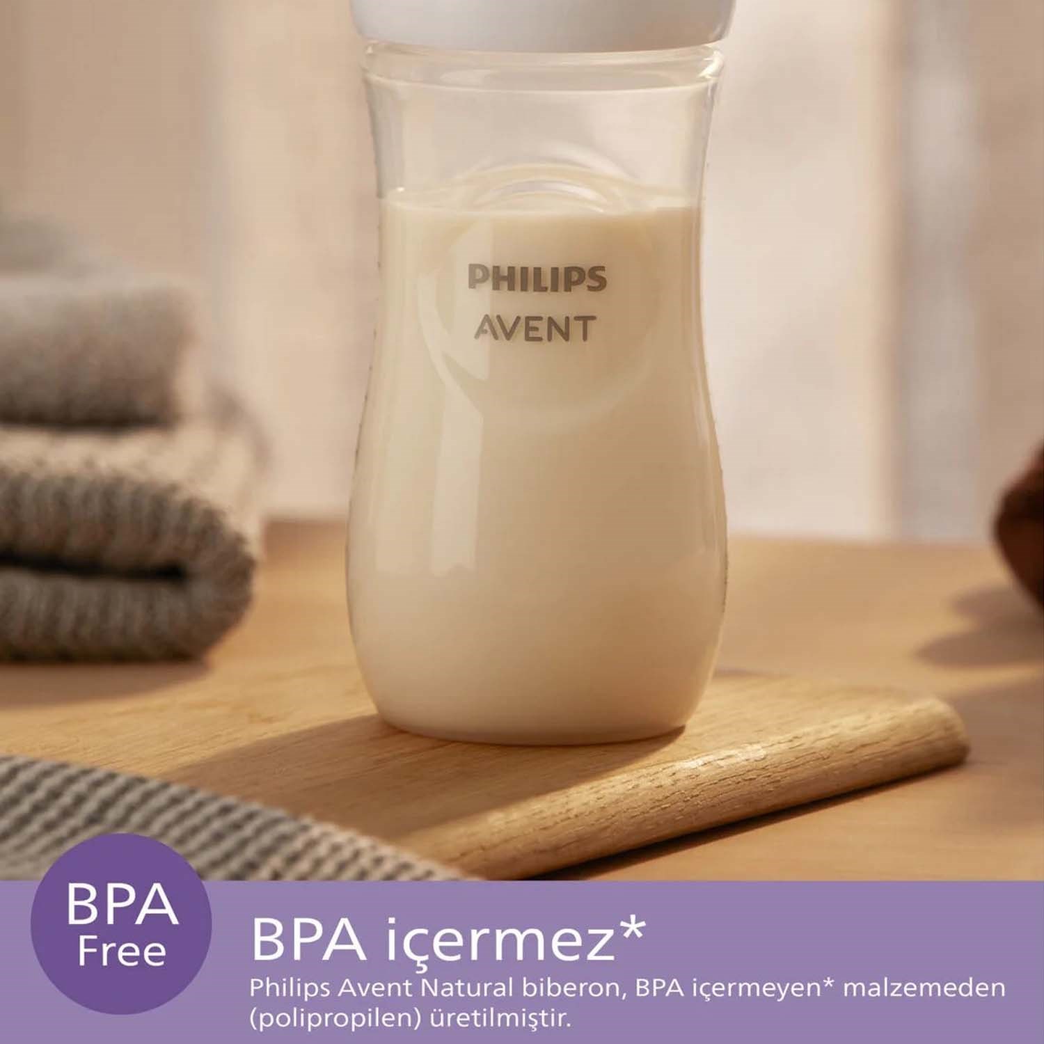 Philips Avent Natural Response PP Biberon 330ml 3+ Ay 