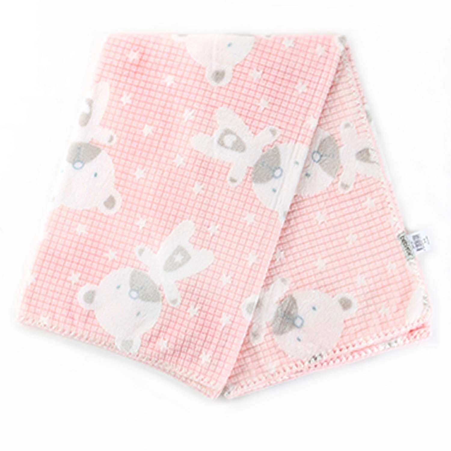 Bebitof Süs Dikişli Ayıcık Bebek Battaniyesi 95083 Pembe