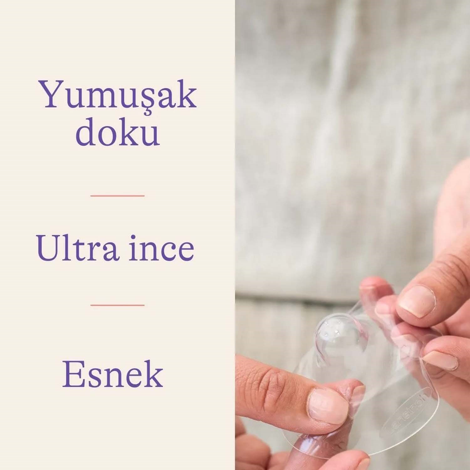 Lansinoh 2'li Silikonlu Göğüs Ucu Koruyucu 24 mm 