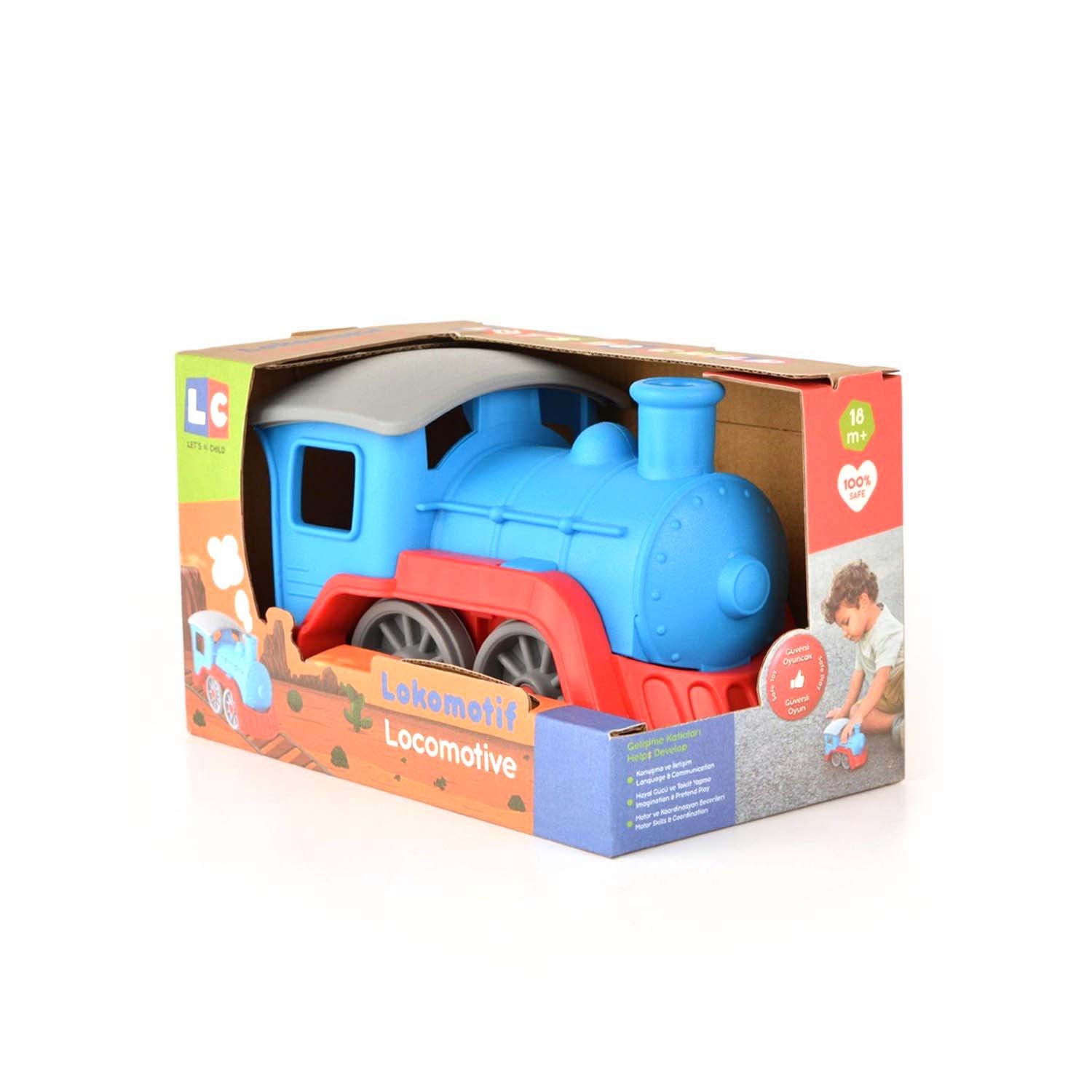 Let's Be Child Oyuncak Tren Lokomotif 30816 Mavi
