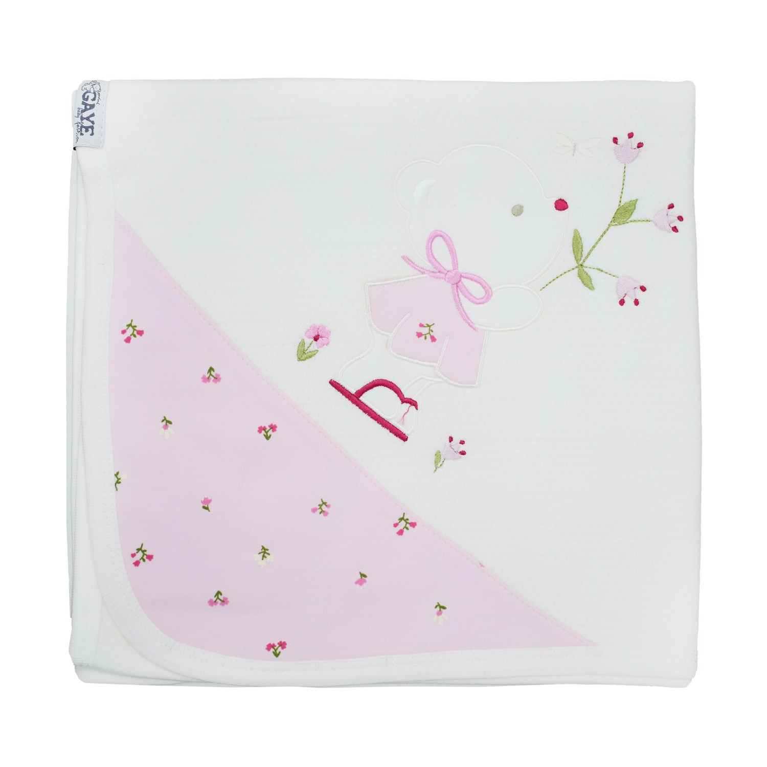 Gaye Bebe Bebek Battaniyesi 80x85 Cm 3513 Pembe