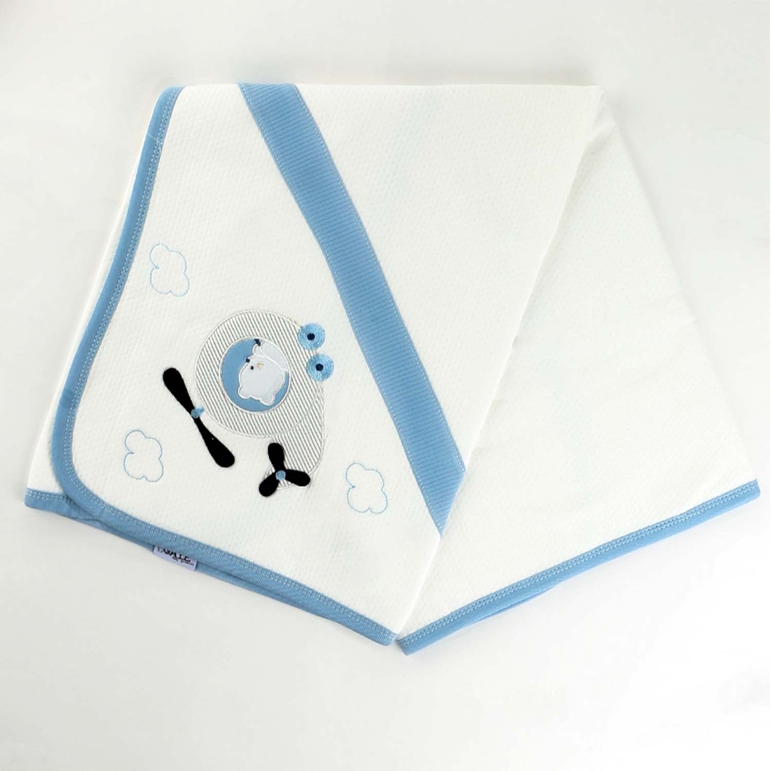 Gaye Bebe Bebek Battaniyesi 80x85 Cm 3521 Mavi