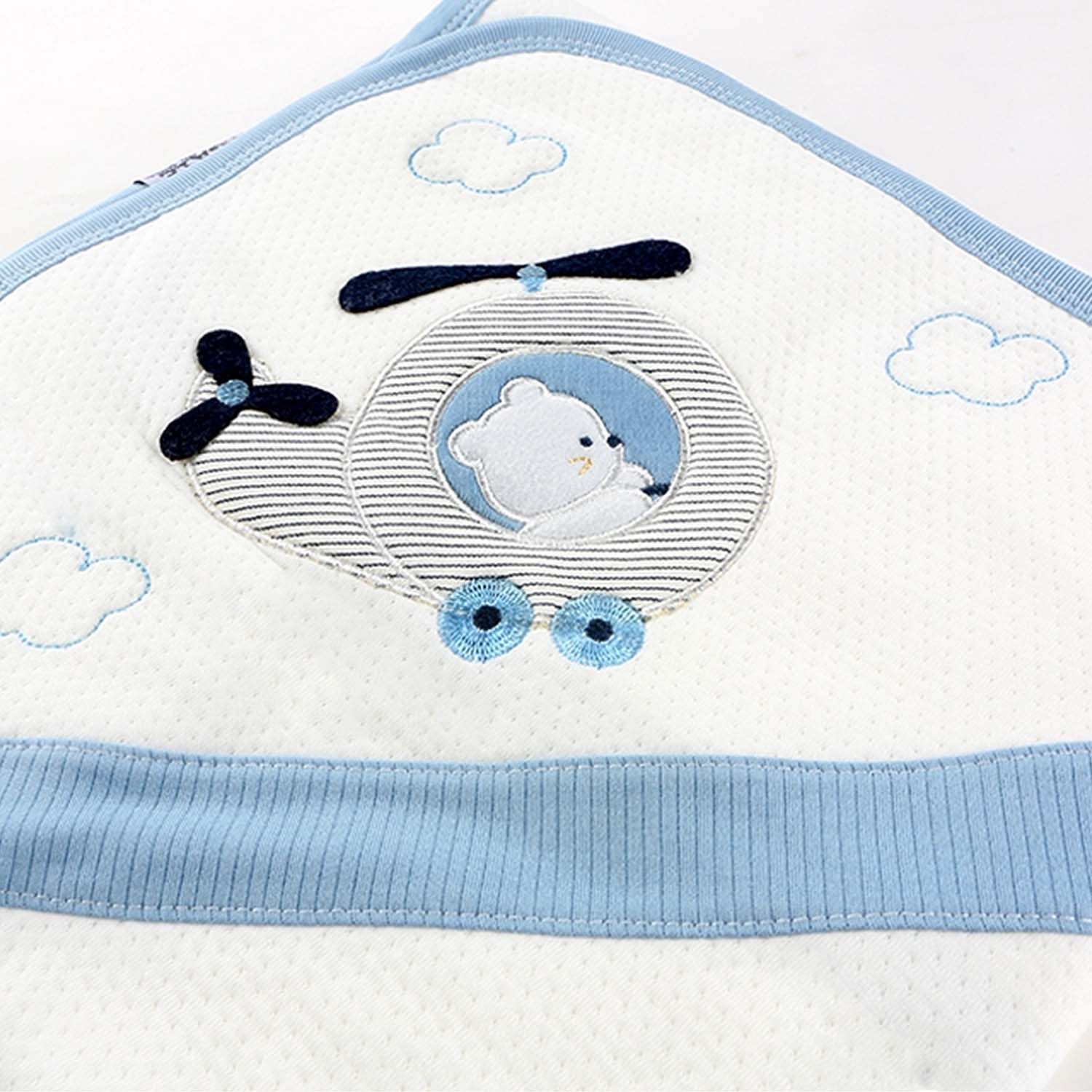 Gaye Bebe Bebek Battaniyesi 80x85 Cm 3521 Mavi