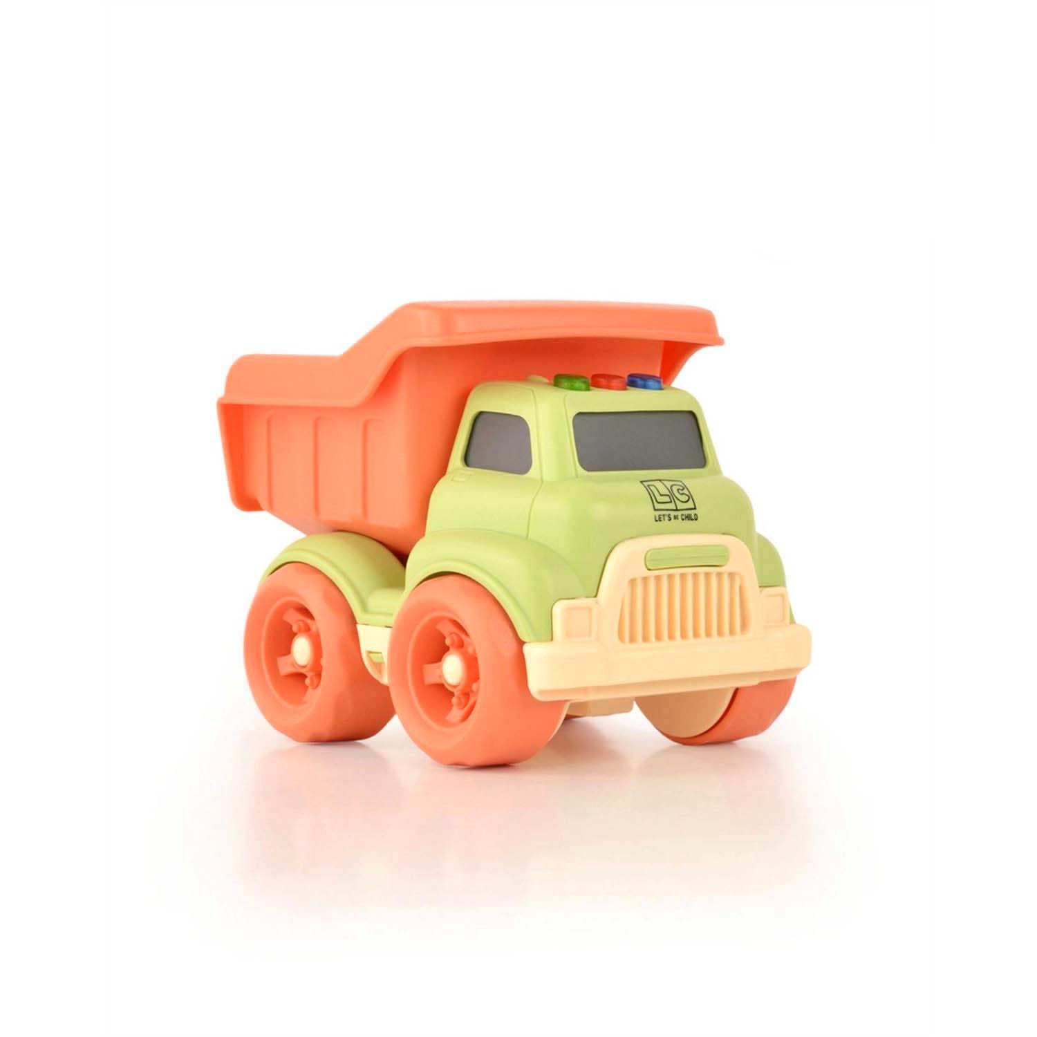 Let's Be Child Sesli ve Işıklı Minik Kamyon 31016 Yeşil
