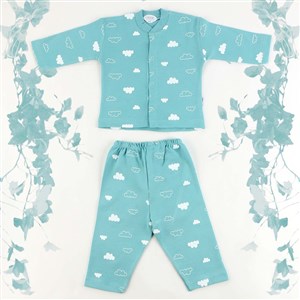 Sebi Bebe Bulut Pijama Takımı 9102 Yeşil