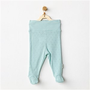 Andywawa Jacquard Patikli Bebek Pantolonu AC24706 Yeşil