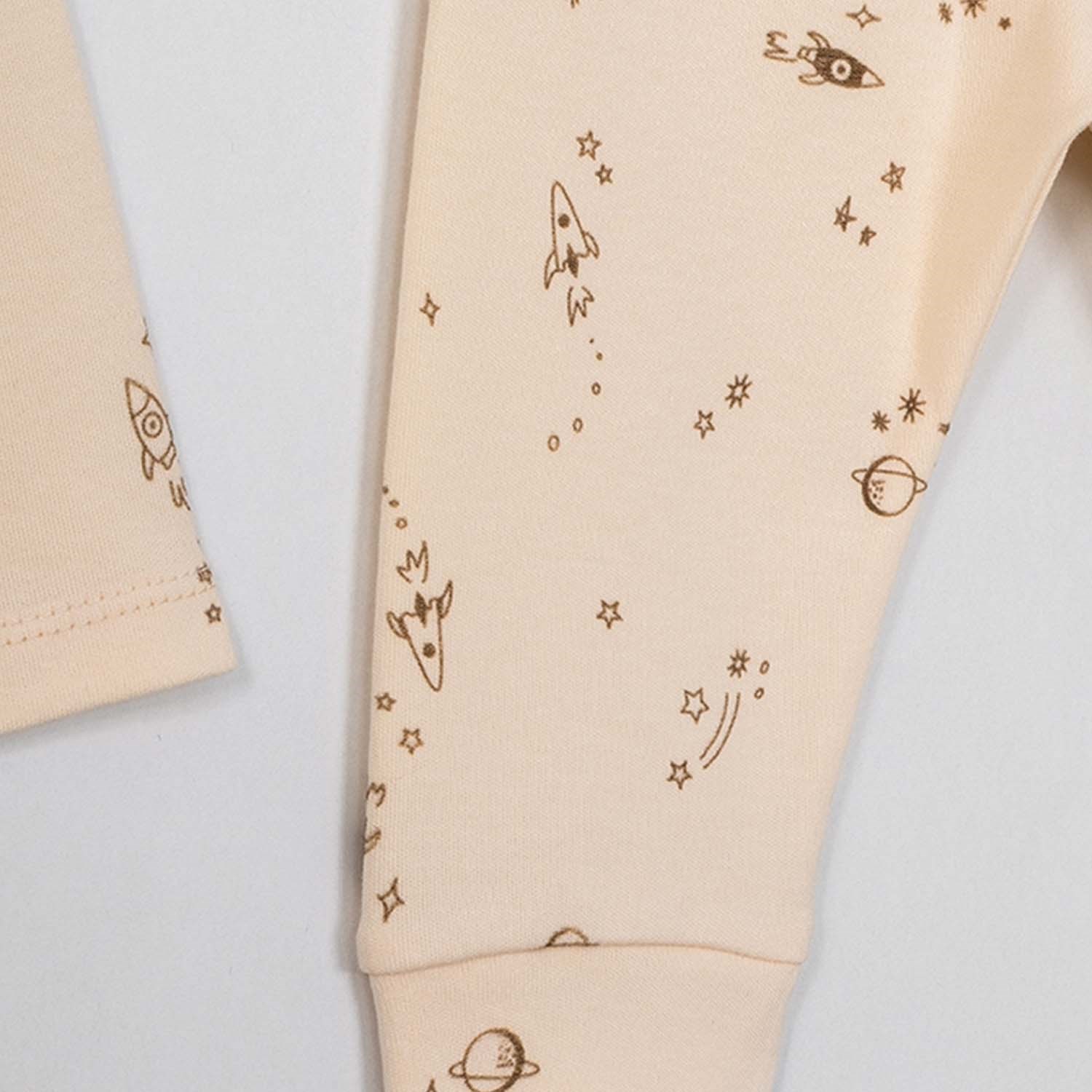 Tiffany Baby Galaxy Organic Theme 2'li Bebek Takımı 61012 Ekru