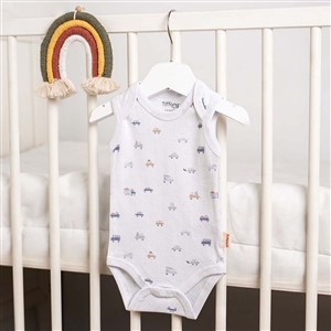 Tiffany Baby Jakarlı Driver Theme Bebek Atlet Body 58009 Açık Mavi