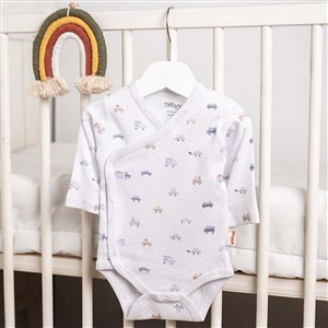 Tiffany Baby Jakarlı Driver Theme Kruvaze Bebek Body 58022 Açık Mavi