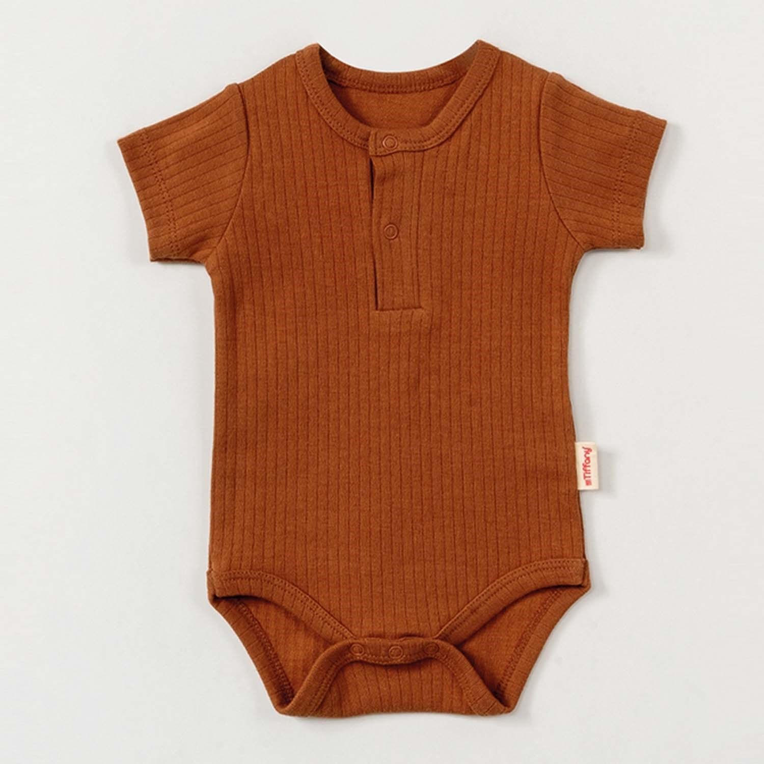 Tiffany Baby Wheat Theme Yarım Kollu Bebek Body 53008 Ekru