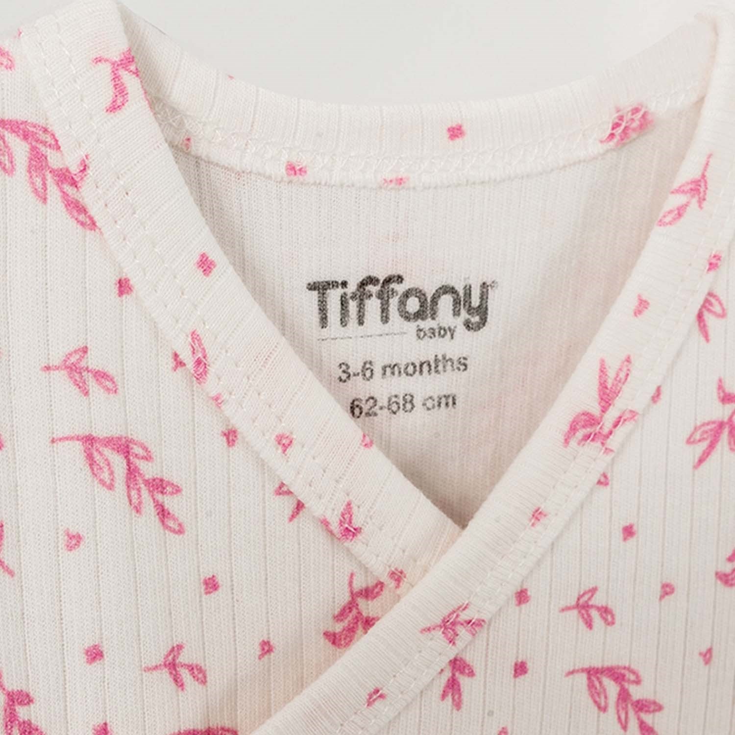 Tiffany Baby Wildflowers Theme Kruvaze Bebek Body 63022 Ekru