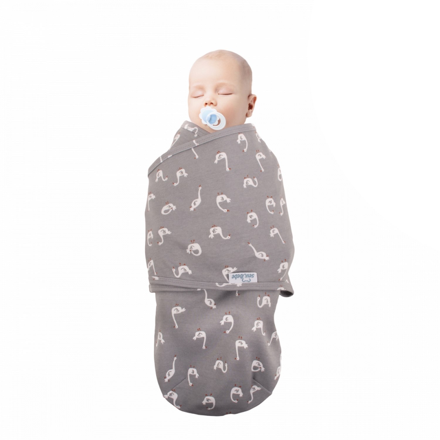 Sevi Bebe İnterlok Bebe Kundak 118 Gri