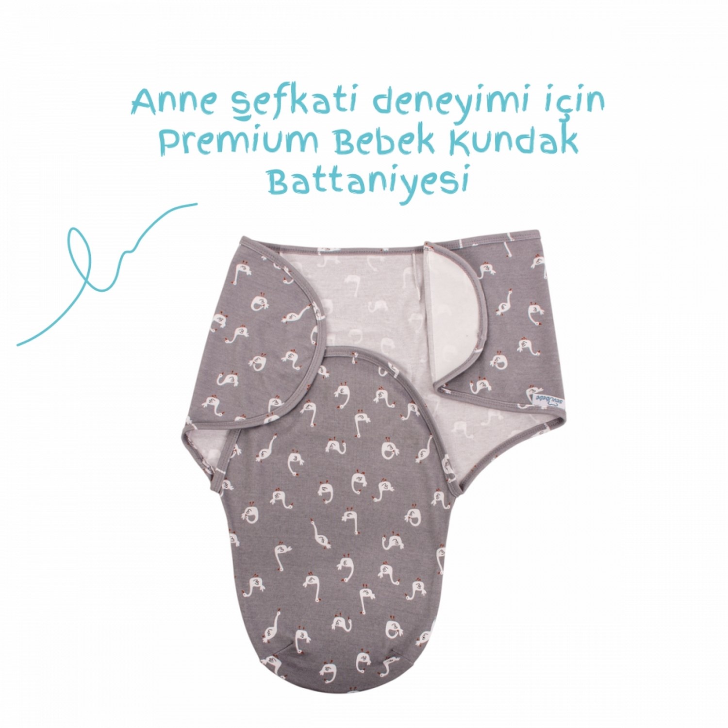 Sevi Bebe İnterlok Bebe Kundak 118 Gri