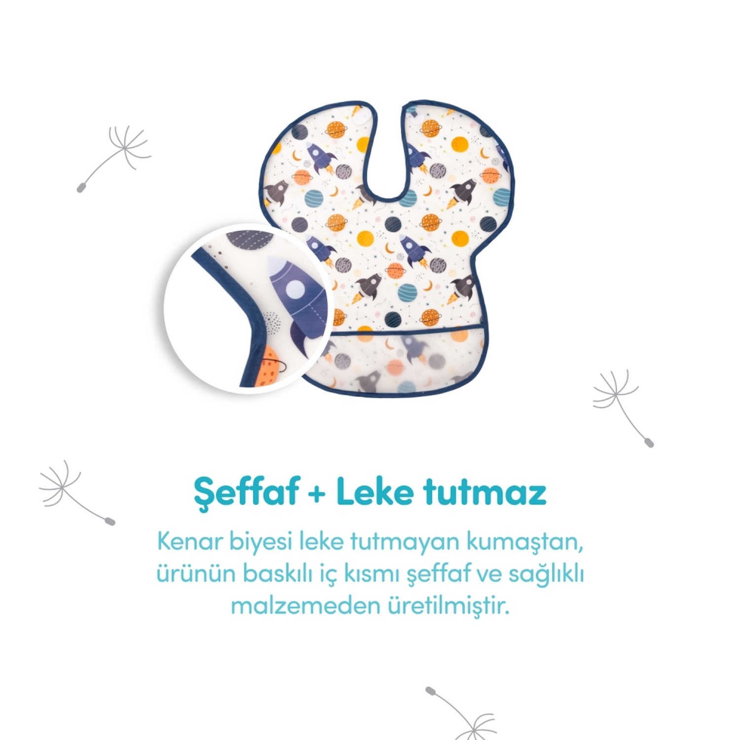 Sevi Bebe Büyük Eva Önlük ART38 İndigo