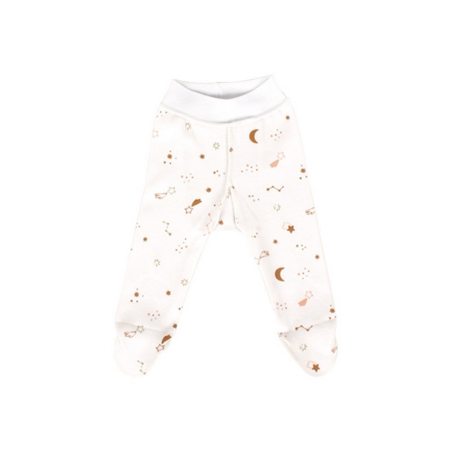 Sevi Bebe Prematüre Patikli Alt Pijama 6921 Krem