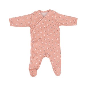 Sevi Bebe Desenli Prematüre Pijama Tulumu 6945 Gül Kurusu