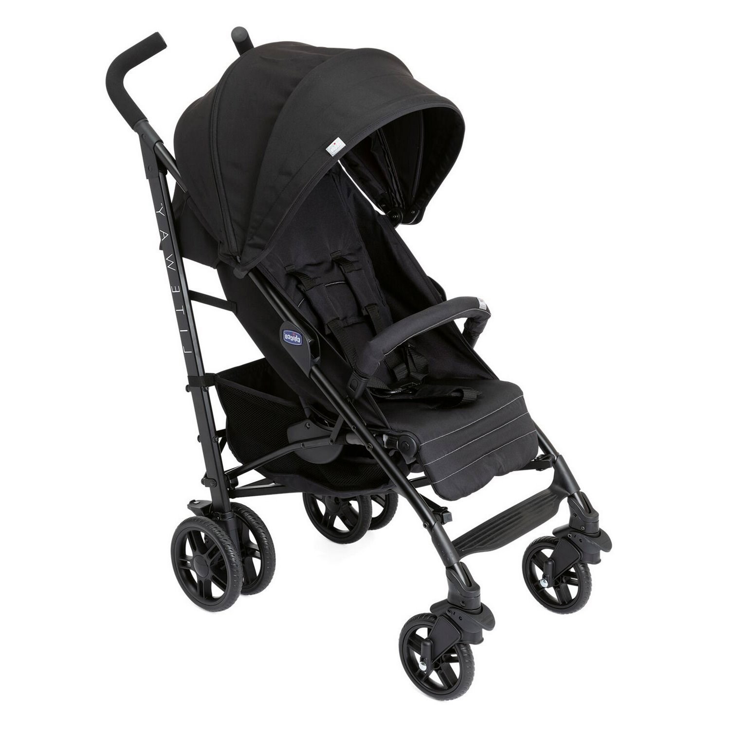 Chicco Lite Way 4 Bebek Arabası Jet Black