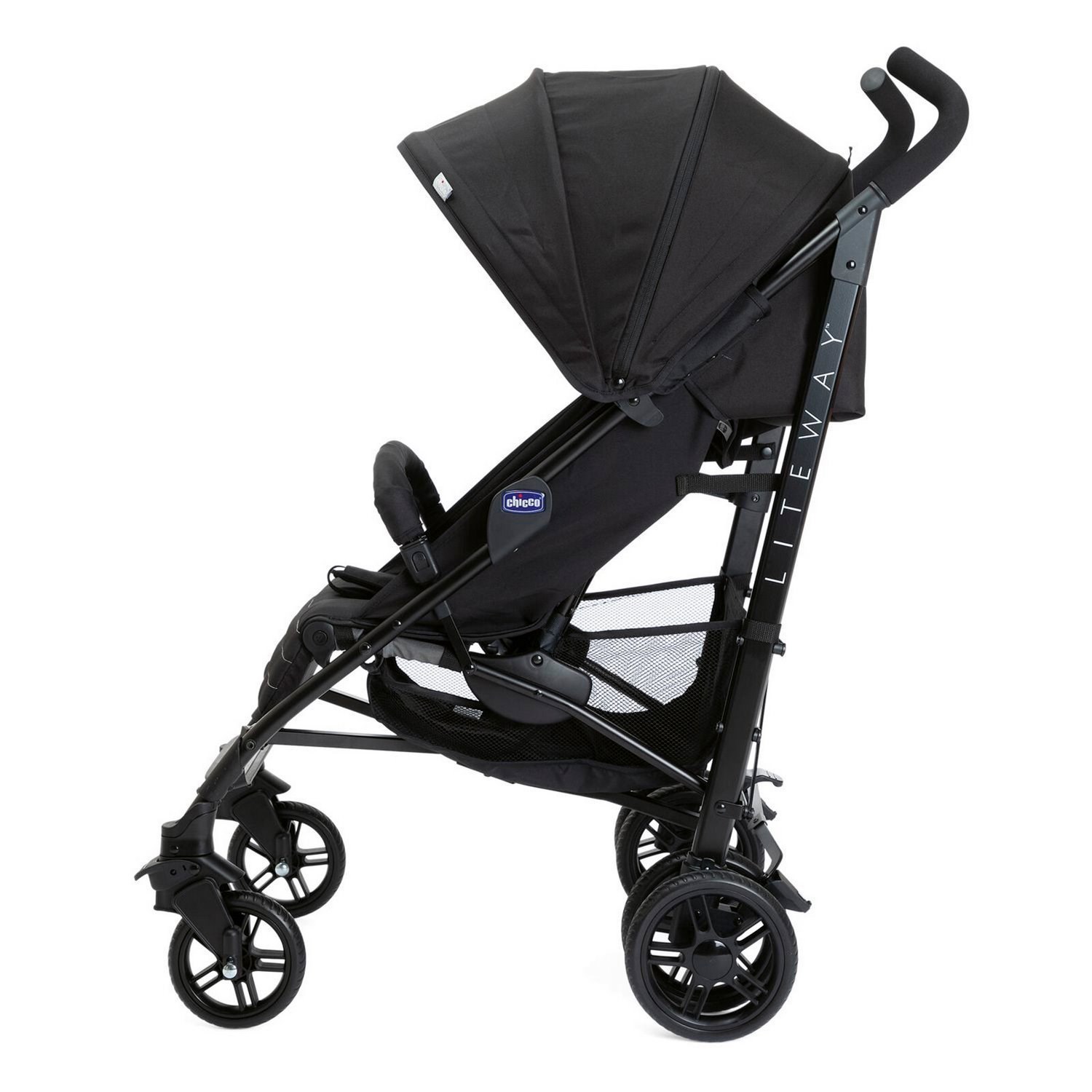 Chicco Lite Way 4 Bebek Arabası Jet Black