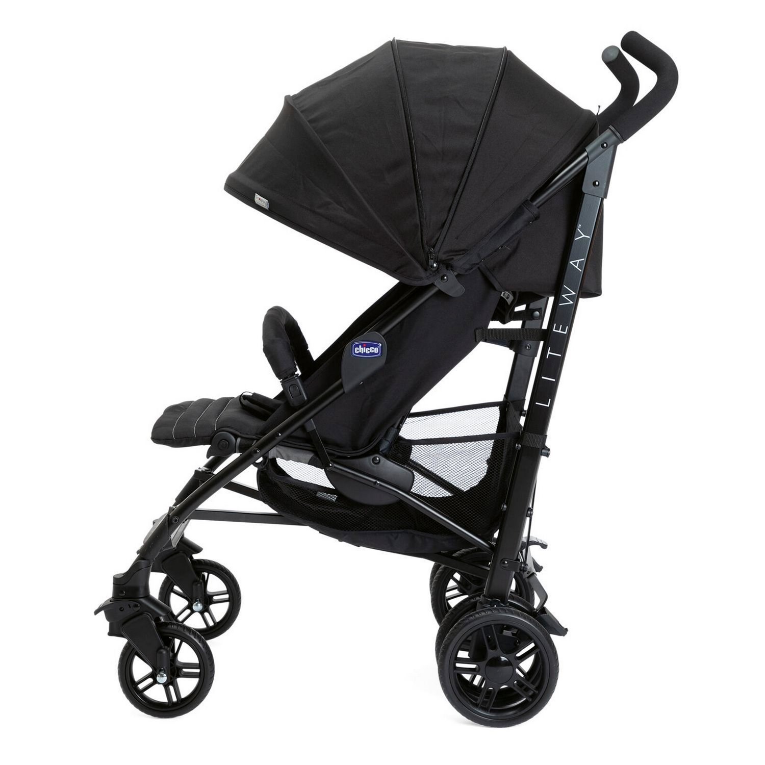 Chicco Lite Way 4 Bebek Arabası Jet Black