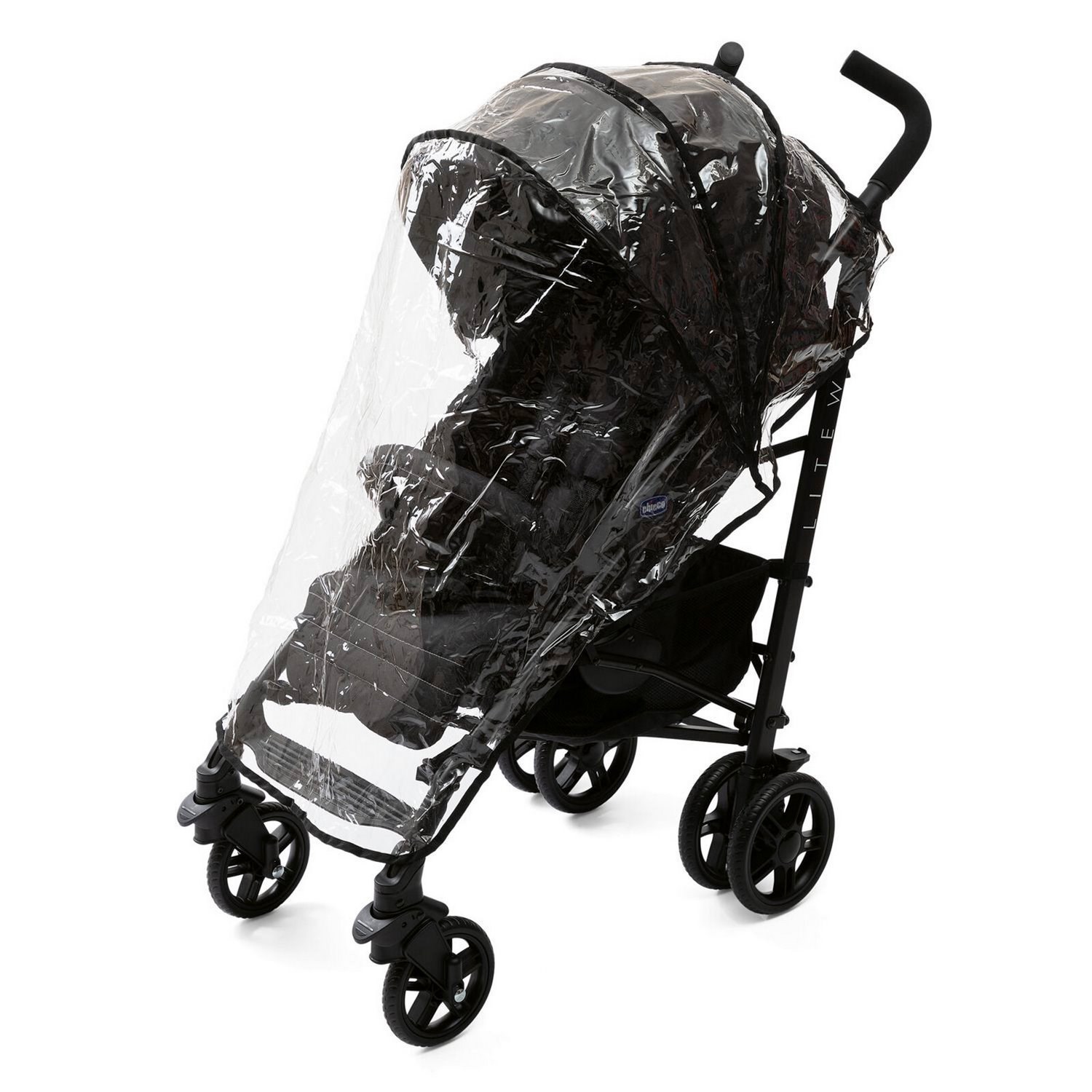 Chicco Lite Way 4 Bebek Arabası Jet Black