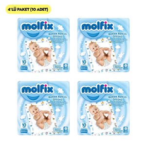 Molfix Bebek Bakım Örtüsü 10 Adet x 4 Paket 