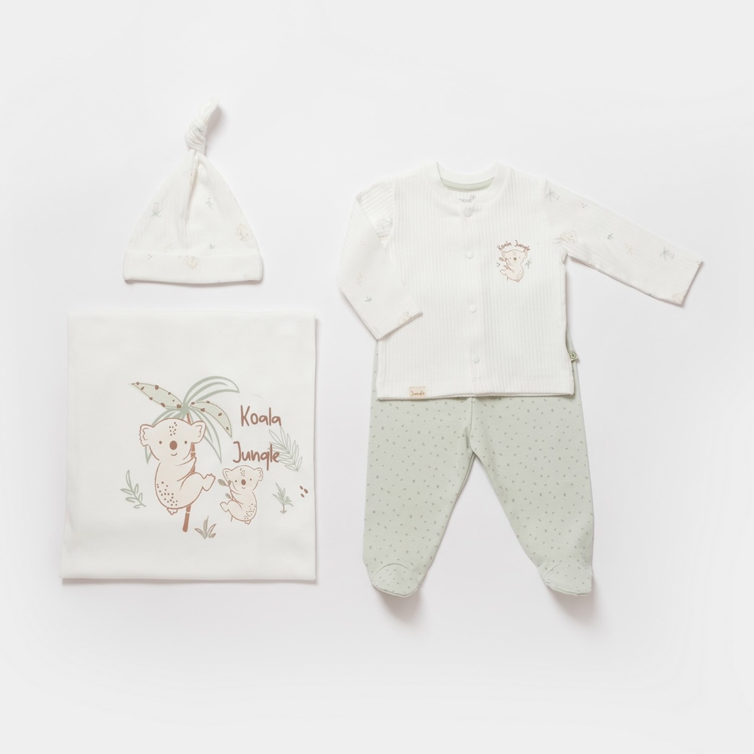 Biorganic Koala Jungle 4'lü Hastane Çıkış Seti 62326 Mint