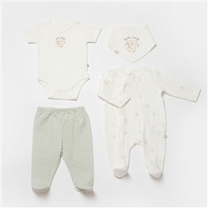 Biorganic Koala Jungle 4'lü Hastane Çıkış Seti 62327 Mint