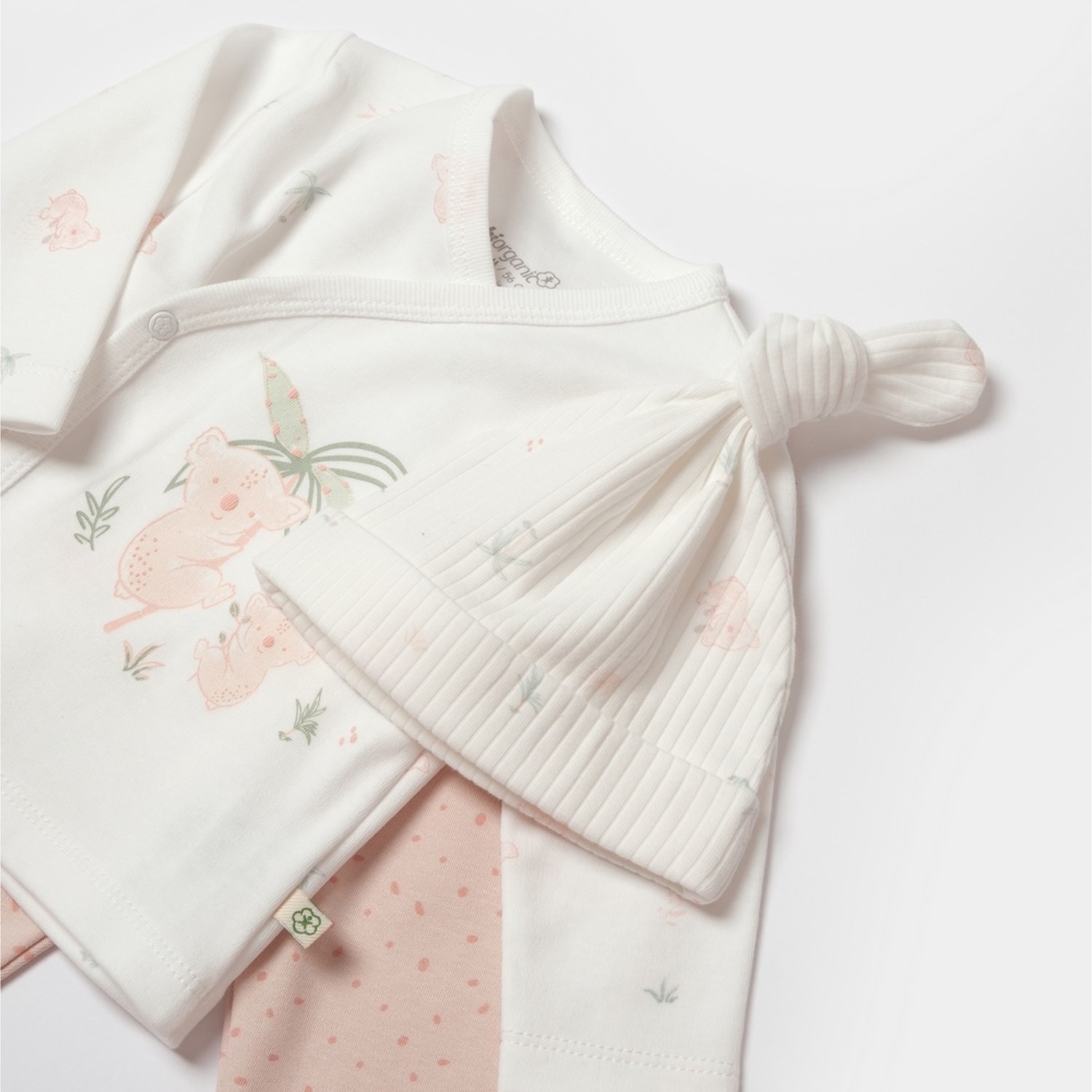 Biorganic Koala Jungle 3'lü Bebek Takımı 73315 Pembe