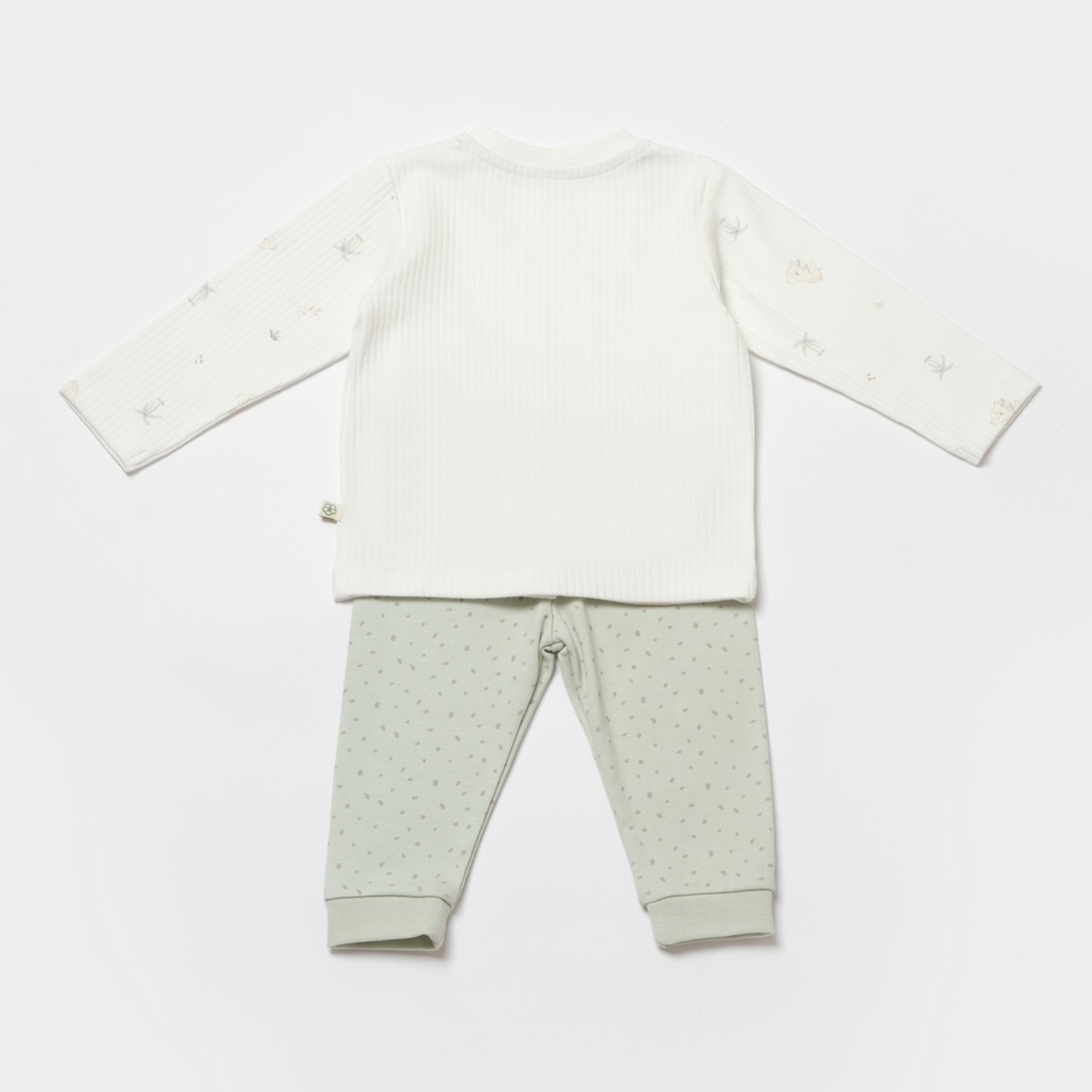 Biorganic Koala Jungle Pijama Takımı 59777 Mint
