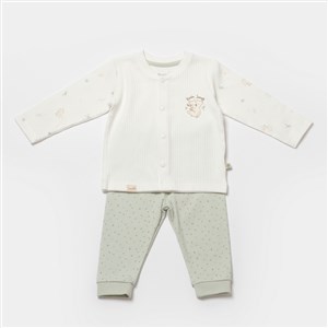 Biorganic Koala Jungle Bebek Pijama Takımı 59777 Mint