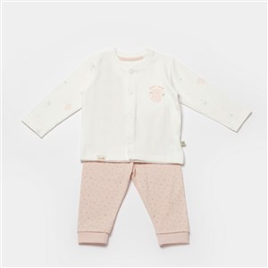 Biorganic Koala Jungle Pijama Takımı 59777 Pembe