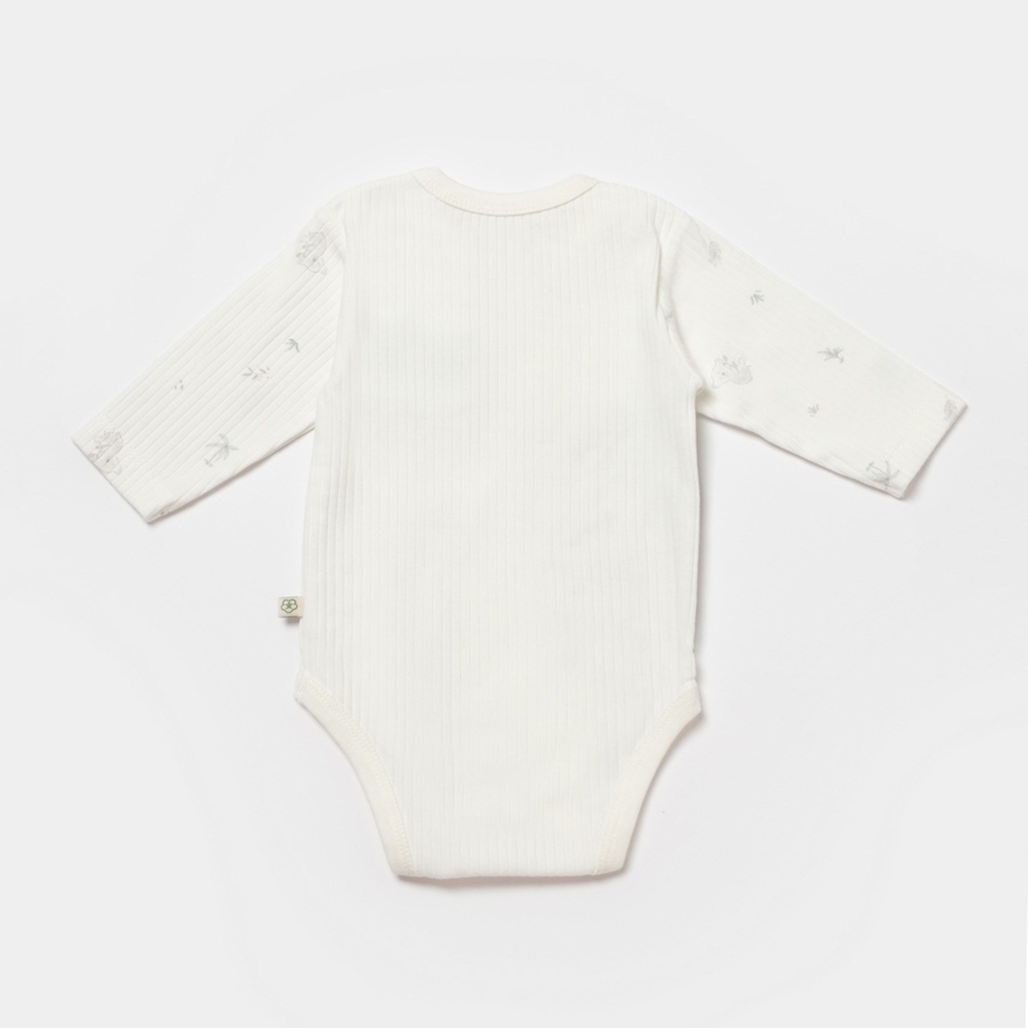 Biorganic Koala Jungle Uzun Kollu Bebek Body 56969 Gri
