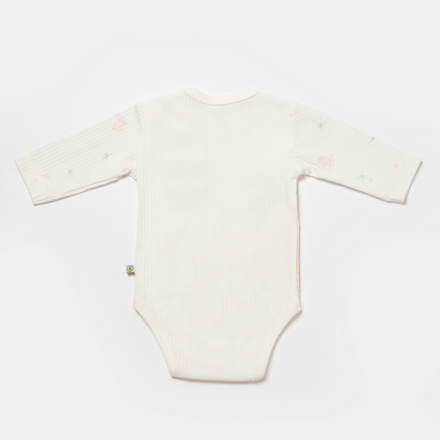Biorganic Koala Jungle Uzun Kollu Bebek Body 56969 Pembe