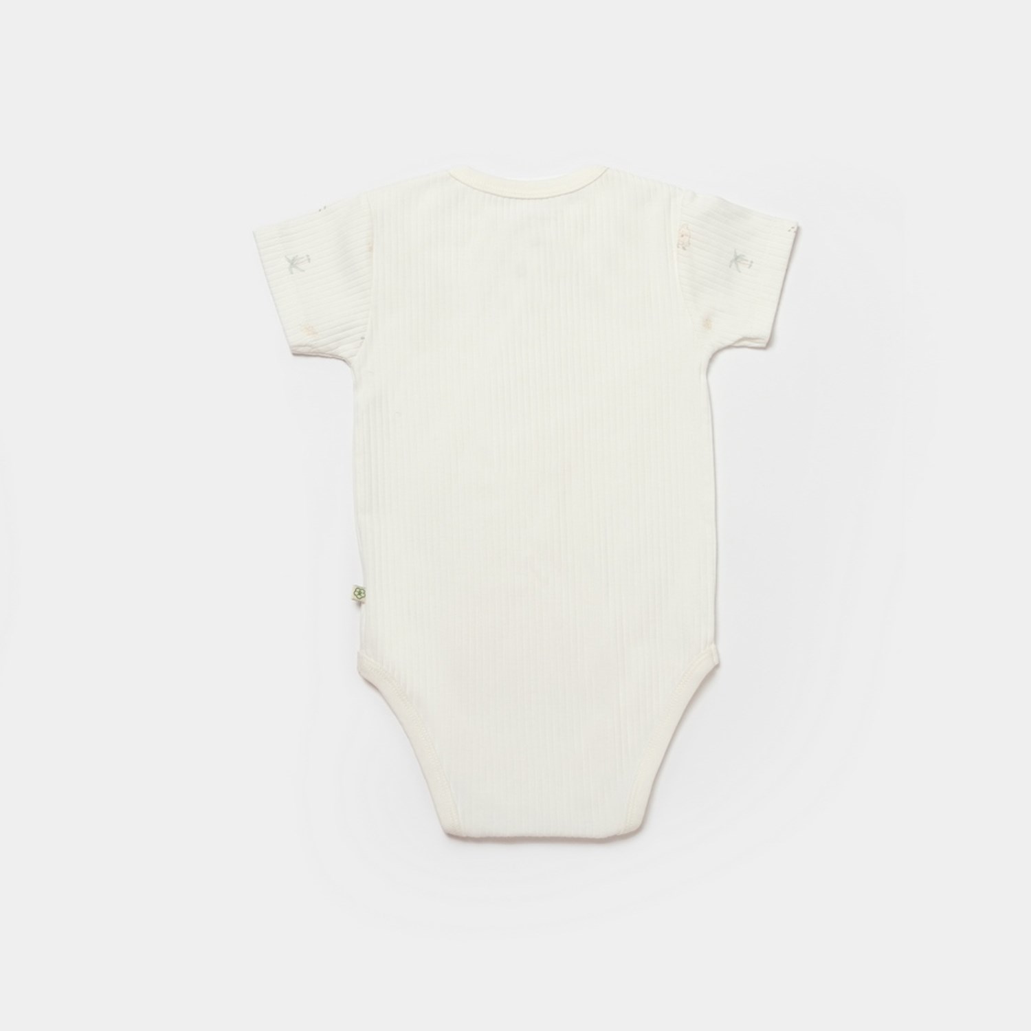 Biorganic Koala Jungle Kısa Kollu Bebek Body 56972 Mint
