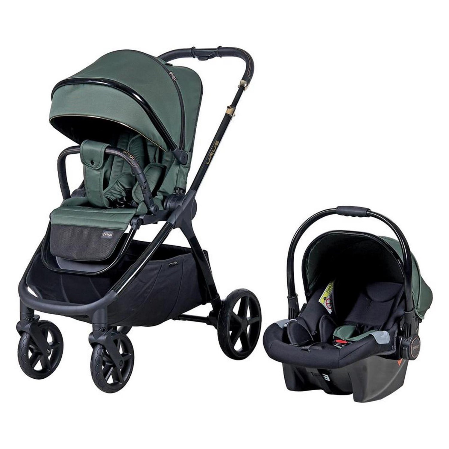 Prego Urus Travel Sistem Bebek Arabası 2238 Yeşil