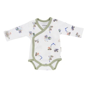 Tiffany Baby Work Machine Theme Kruvaze Bebek Body 13022 Ekru