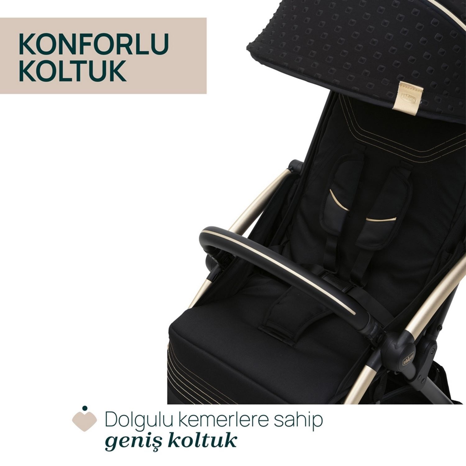 Chicco Goody XPlus Bebek Arabası Black Relux