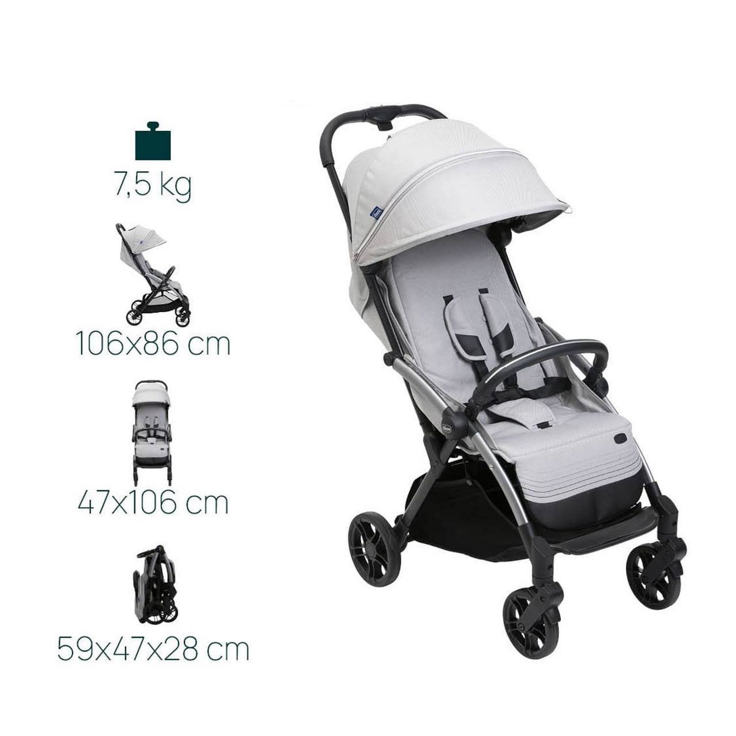Chicco XPlus Bebek Arabası Pearl Grey