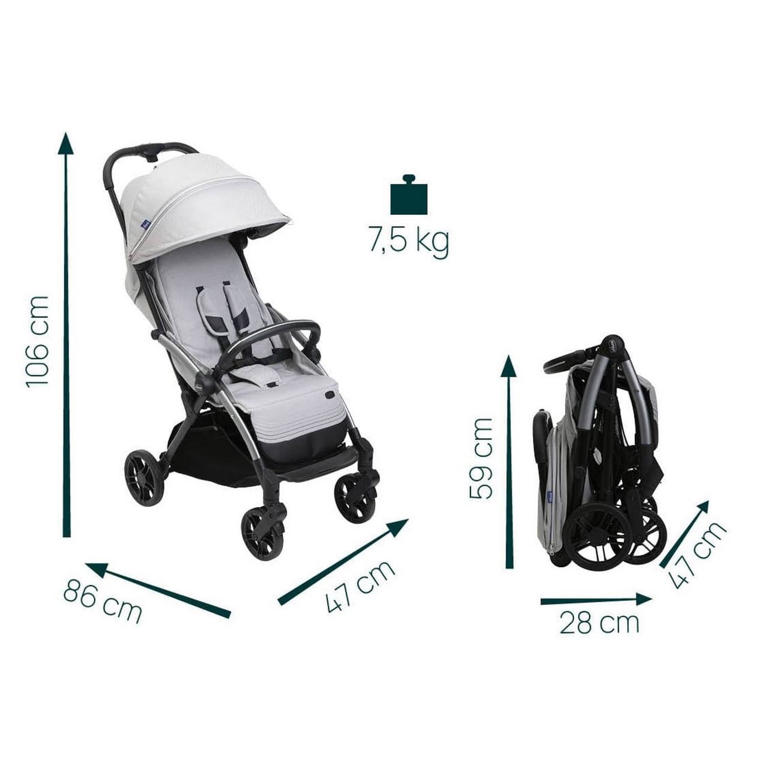 Chicco XPlus Bebek Arabası Pearl Grey