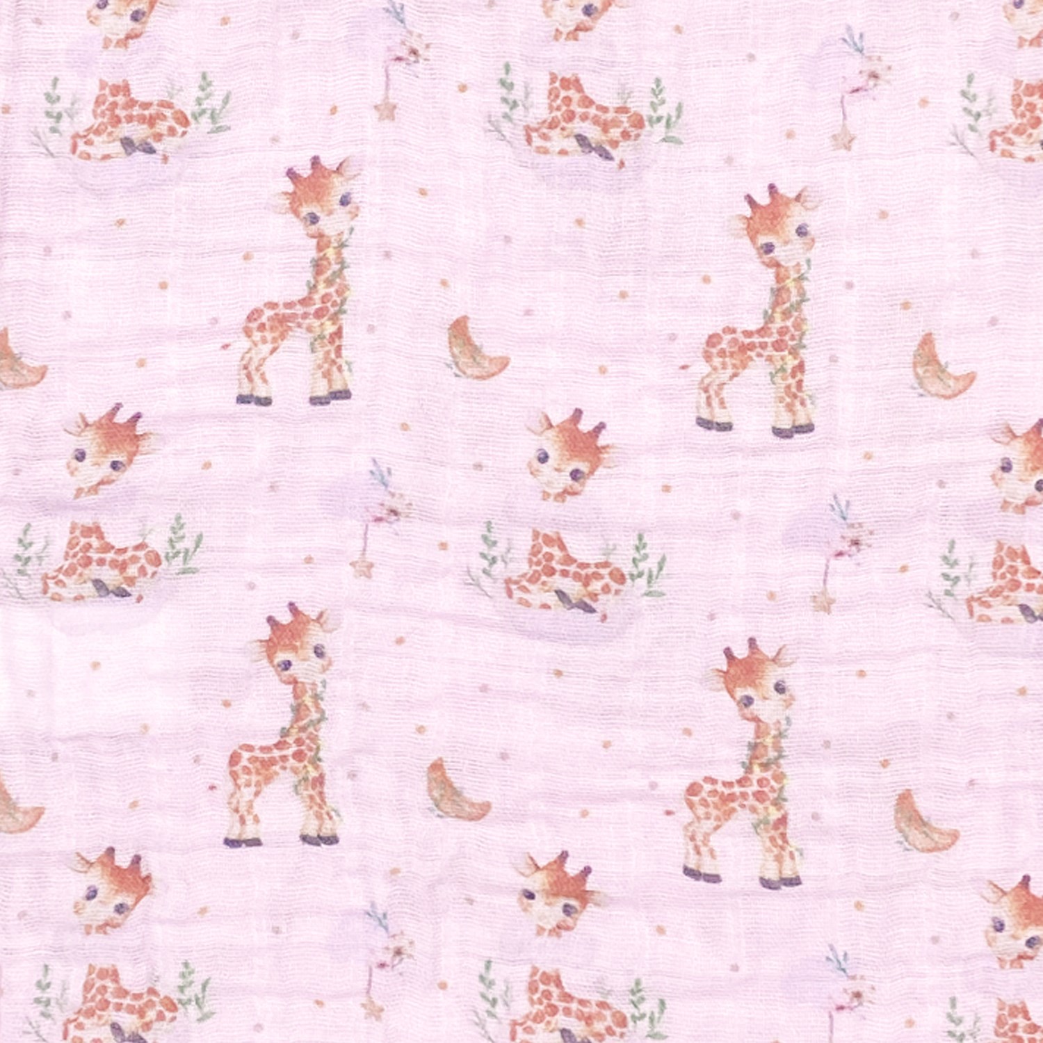 Tiffany Baby Baskılı Müslin Bebek Battaniyesi 79080 Pembe