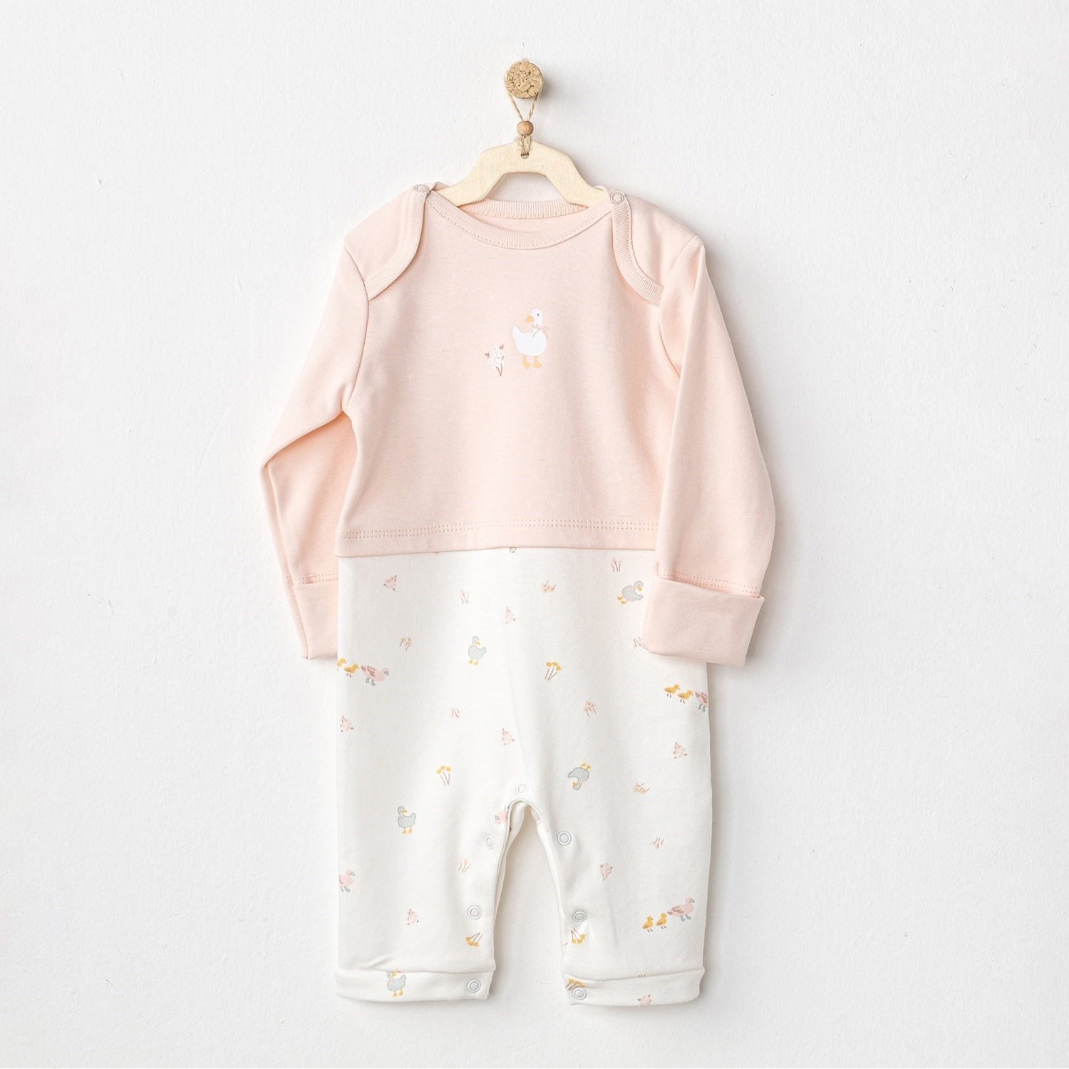 Andywawa Duck Bebek Tulum AC24593 Ekru-Pembe
